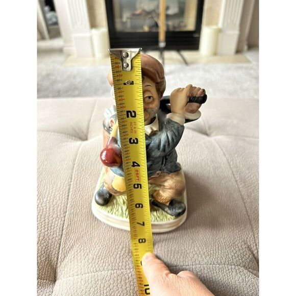 Waco 8" Golfer Man with Moving Head Music Box Plays IT'S IMPOSIBLE Figurine - Picture 5 of 8